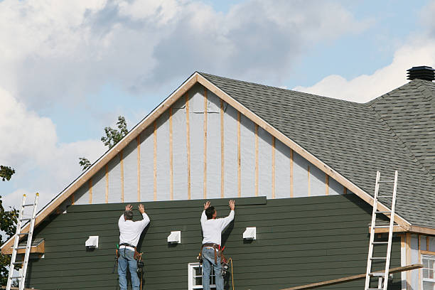 Professional Siding technician working in Garysburg, NC